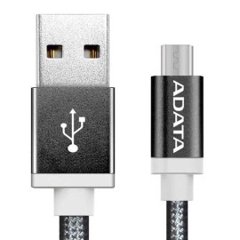 CABLE ADATA MICRO USB 1M NEGRO (AMUCAL-100CMK-CBK)