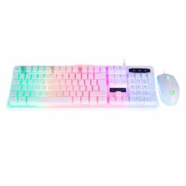 KIT 2 EN 1 GAMER BALAM RUSH TECLADO/MOUS BLANCO SQUAD KTM330 BR-932752