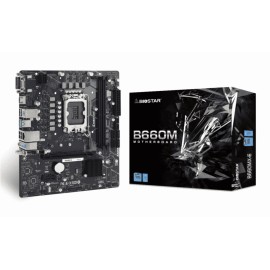 TARJETA MADRE BIOSTAR B660MX-E DDR4 HDMI M.2 SATA PCIE 4.0 12TH 1700