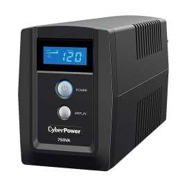 UPS/NO BREAK CYBERPOWER OM750ATLCD 750VA/420W LCD/AVR/6 CONT