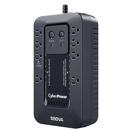 UPS/NO BREAK CYBERPOWER EC550G 550VA/330W STANDBY/8NEMA/USB