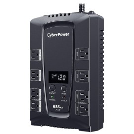 UPS/NO BREAK CYBERPOWER CP685AVRLCDa 685VA/390W LCD/AVR/ 8NEMA