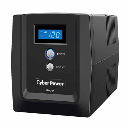 UPS/NO BREAK CYBERPOWER OM1500ATLCD 1500VA/900W LCD/AVR/6 CONT