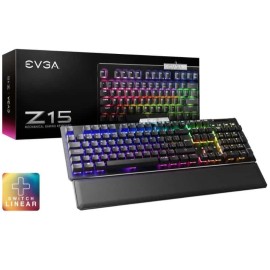 TECLADO EVGA Z15 822-W1-15SP-K2 RGB HOT-SWAP MECANICO USB 3.2 4000HZ