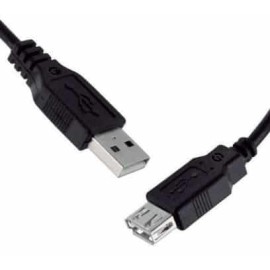 CABLE GETTTECH JL-3520 USB 2.0, USB A-EXTENSION, NEGRO, 1.5MTS