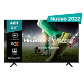 TELEVISION HISENSE 55A6H 55″ SMART ANDROID ULTRA HD 4K 3840*2160 WIFI