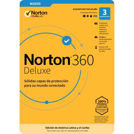 NORTON 360 DELUXE / TOTAL SECURITY 3DV 1YR (TMNR-033)