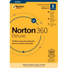 NORTON 360 DELUXE  / TOTAL SECURITY 5DV 1YR (TMNR-034)