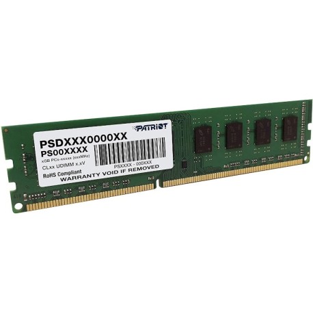 MEMORIA DDR3 PATRIOT SIGNATURE 4GB 1333MHz UDIMM (PSD34G13332)
