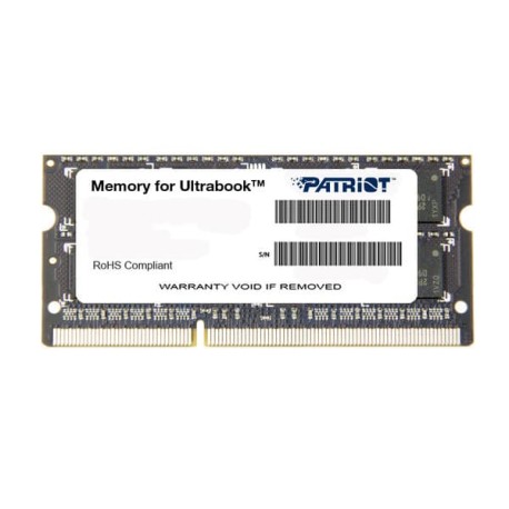 MEMORIA DDR3 PATRIOT SIGNATURE 8GB 1600MHz SODIMM (PSD38G1600L2S)