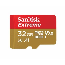 MEMORIA SANDISK MICRO SDHC EXTREME 32GB A1 C/A (SDSQXAF-032G-GN6AA)