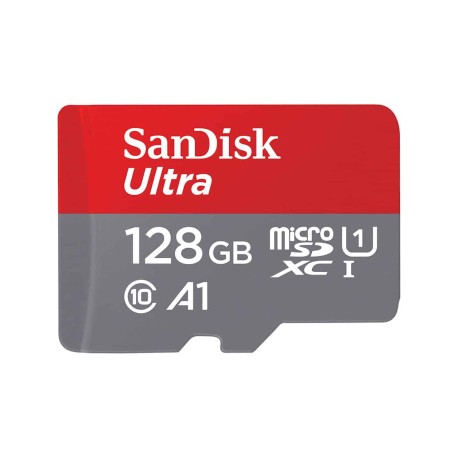 MEMORIA SANDISK MICRO SDXC ULTRA 128GB CL10 A1 U1 (SDSQUA4-128G-GN6MA)
