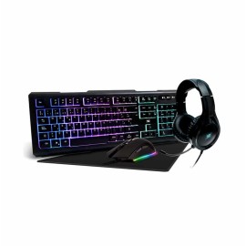 KIT VORAGO START THE GAME TECLADO/MOUSE/HEADSET/TAPETE KMH-501