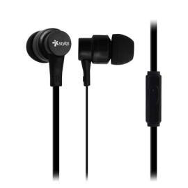 AUDIFONOS STYLOS AL AUX 3.5 NEGRO STSAUA1B