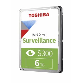DISCO DURO INTERNO TOSHIBA 6TB HDWT360UZSVAR 7200RPM S300 CCTV 64 CAM