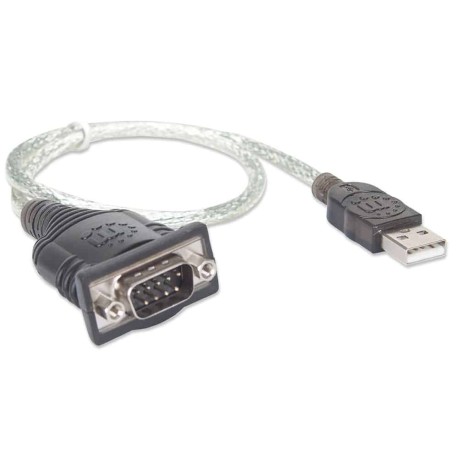 Convertidor  Manhattan USB 1.1 A Serial Db9m Rs232 45cm 205146