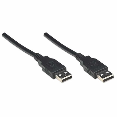 Cable  USB Manhattan V2.0 A Macho-a Macho  1.8mts 306089
