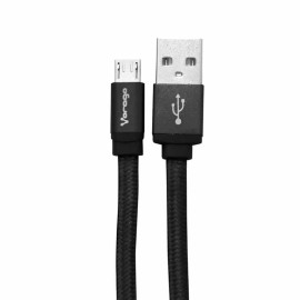 CABLE USB VORAGO CAB-113 NEGRO USB 2 A MICRO USB 1METROS BOLSA