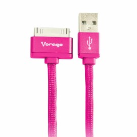 CABLE VORAGO CAB-118 USB-APPLE DOCK 1 METRO ROSA BOLSA