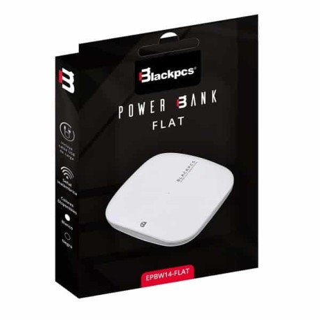 Cargador  Blackpcs Flat Blanco Wireless 5w(epbw14-flat)