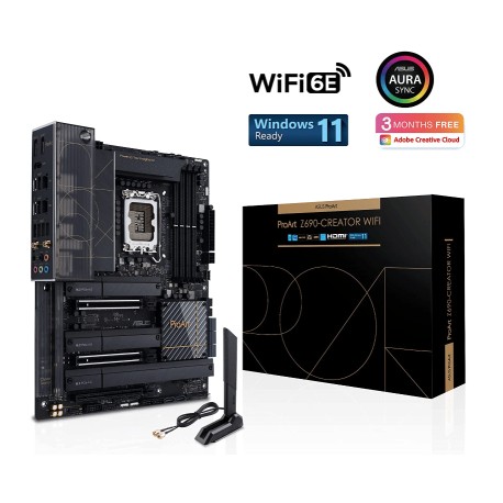 TARJETA MADRE ASUS PROART Z690-CREATOR WIFI 1700/ATX/DDR5/HDMI/DP