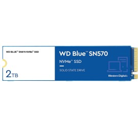 UNIDAD SSD M.2 WESTERN DIGITAL SN570 2TB WDS200T3B0C BLUE PCIE