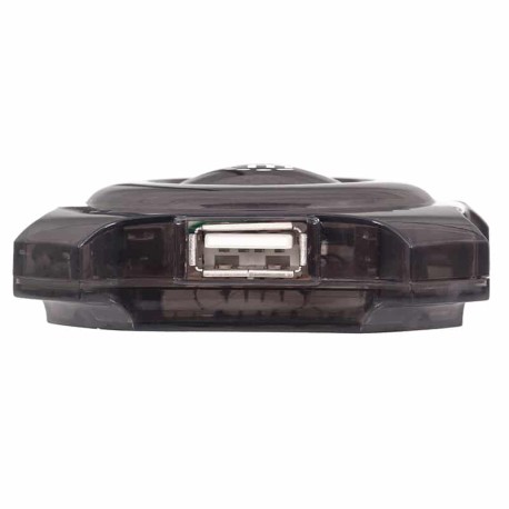 Concentrador  Mini Hub Manhattan USB 4 Ptos Negro 162272