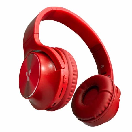 Diadema  Vorago Hpb-200-rd Bluetooth/ Fm/ Msd Plegable Rojo