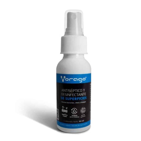 Antiseptico  Y Desinfectante De Superficie Vorago Cln-301 Spray 60 Ml