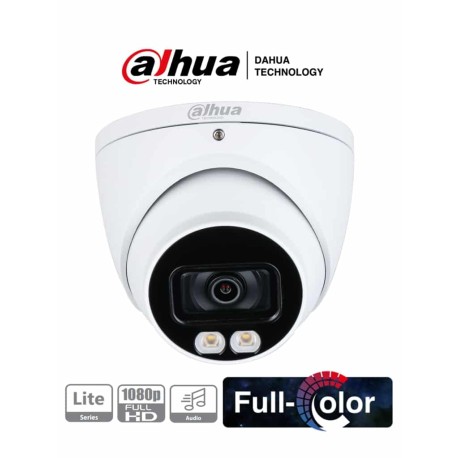 Camara  Domo Full Color 2 Mpx/microf/metal/leds 40 Mts/lente 3.6/ip67