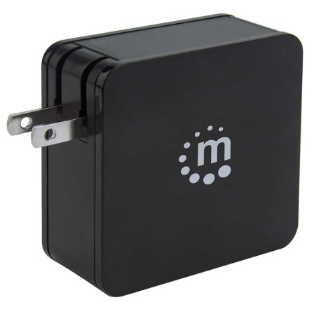 Fuente  De Poder Univ.manhattan Po.delivery 60w Usb-c+2.4a Usb-a 180214