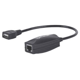 Cable  USB Manhattan Extension Activa 60m Via Rj45 179300