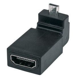 Adaptador  HDMI Hembra A Micro HDMI Macho Angulo Arriba De 90 Grados 353441