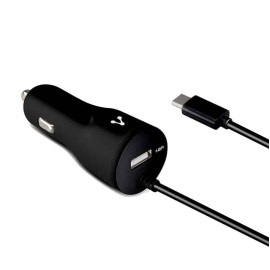 Adaptador  USB Universal De Corrriente Para Auto Vorago Au-303