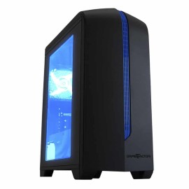 Gabinete  Game Factor Azul Matx USB 3.0, 2 Vent 120mm S/fte Csg500-bl