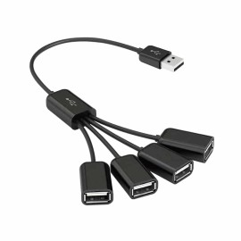 Concentrador  Vorago Hu-101 4 Puertos USB Pulpo