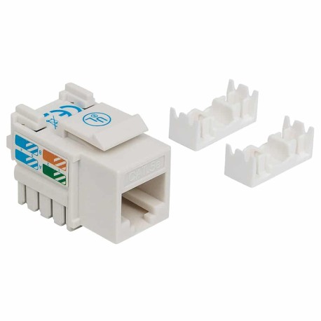 Jack  De Impacto Utp Cat5e Calibre 22 Al 26awg Intellinet Blanco 210355