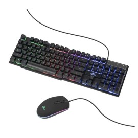 Kit  Phoenix Yeyian Ykp-20705 Mouse Y Teclado Gamer Led Alambrico