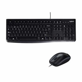 Kit  Logitech Mk120 Teclado Y Mouse Alambrico USB (920-004428)