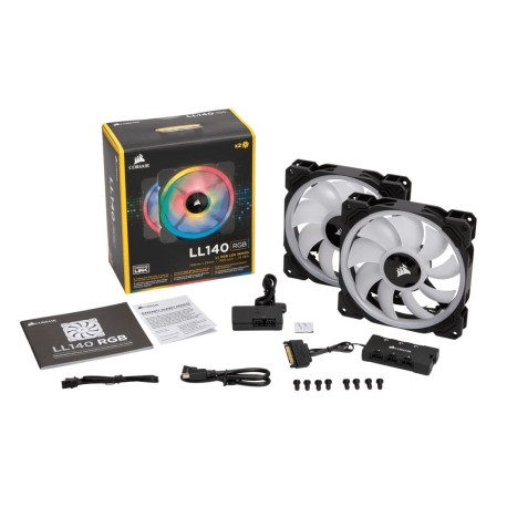 Ventilador  Corsair Ll140 RGB Dual Light Twin W/lnpro Co-9050074-ww