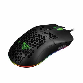 Mouse  Game Factor Pixart 3327 6.2 Kdpi 7botones RGB Negro Mog501