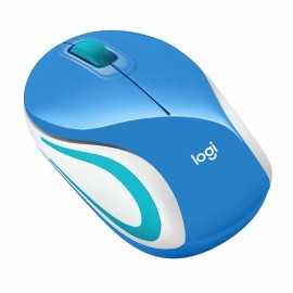Mouse  Logitech M187 Mini Inalambrico Azul (910-005360)