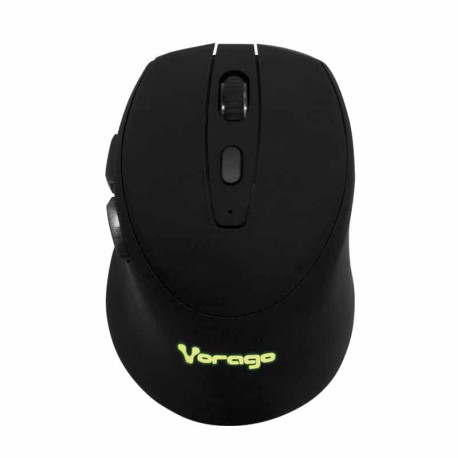 Mouse  Vorago Mo-306 Inalambrico Iluminado 2400 Dpi Recargable Negro
