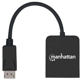 Video  Splitter Manhattan Displayport 1dp In:2hdmi Out Usb/mst 152716