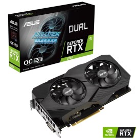 TARJETA DE VIDEO NVIDIA GEFORCE ASUS DUAL-RTX2060-O12G-EVO 12GB GDDR6 HDMI/DP/DVI
