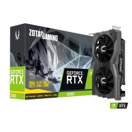 TARJETA DE VIDEO ZOTAC RTX 2060 TWIN FAN 12GB GDDR6 ZT-T20620F-10M