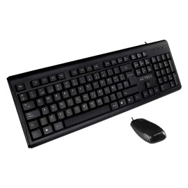 KIT ACTECK TECLADO Y MOUSE ENTRY 510 USB ALAMBRICO NEGRO AC-928991