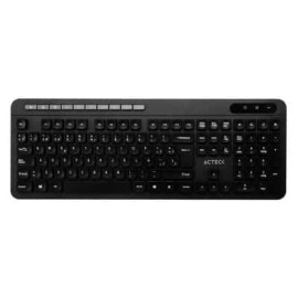 TECLADO MULTIMEDIA ACTECK INALAMBRICO 2.4NEGRO INSPIRE TI670 AC-931632