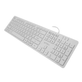TECLADO ACTECK ALAMBRICO USB SLIM TX22 BLANCO INSPIRE TA230 AC-931663