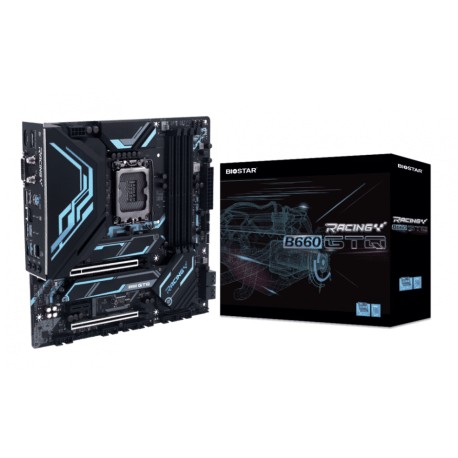 TARJETA MADRE BIOSTAR B660GTQ DDR4 DP HDMI PCIE 4.0 M.2 RGB 12TH 1700